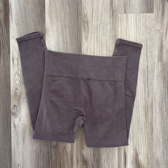 LabJoy Women’s Brown Seamless Support Fit Active Pants Medium - Picture 5 of 5